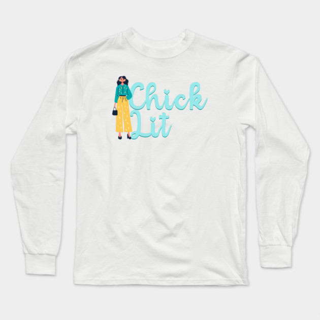 Chick Lit Genre Lovers Long Sleeve T-Shirt by H. R. Sinclair