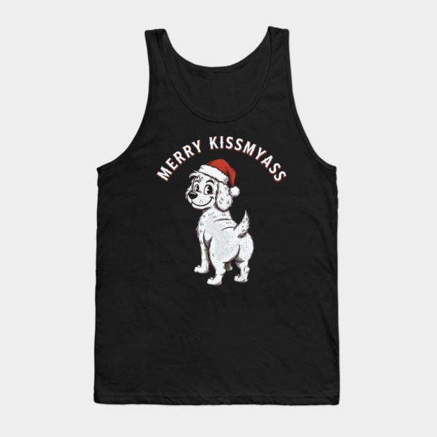 Merry Kissmyass Tank Top by CreativeSage