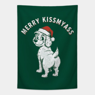Merry Kissmyass Tapestry