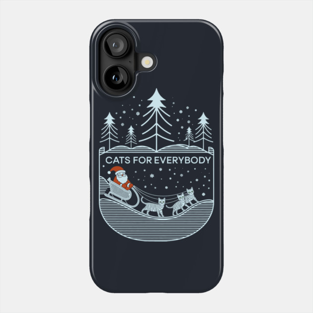 Cats For Everybody Phone Case by CreativeSage