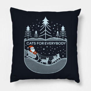 Cats For Everybody Pillow