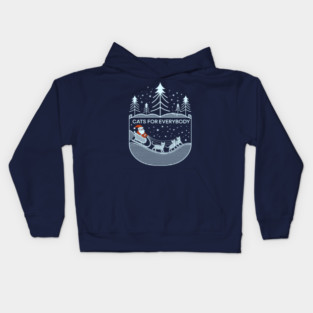 Cats For Everybody Kids Hoodie
