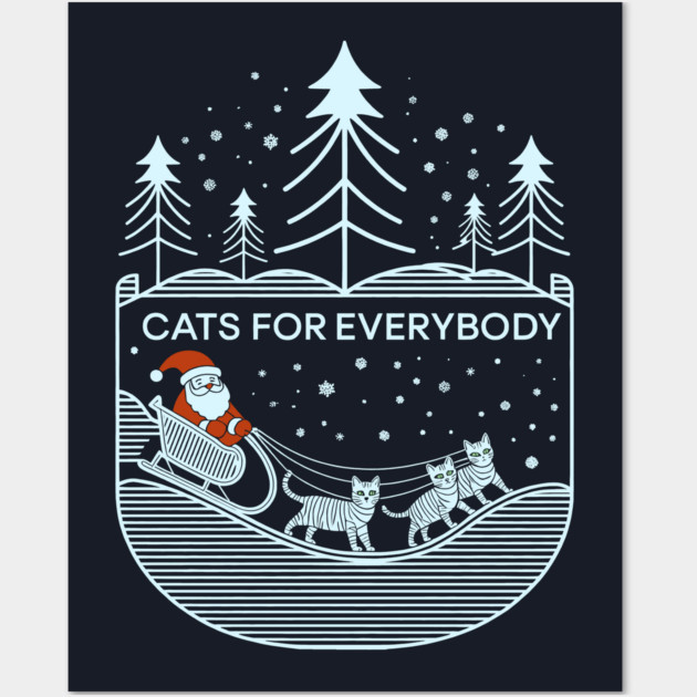 Cats For Everybody Wall Art by CreativeSage