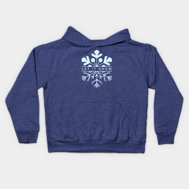 Let It Snow Kids Hoodie by CreativeSage