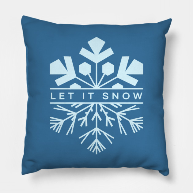 Let It Snow Pillow by CreativeSage