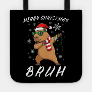Cool Christmas Dabbing Capybara – Merry Christmas Bruh! Tote