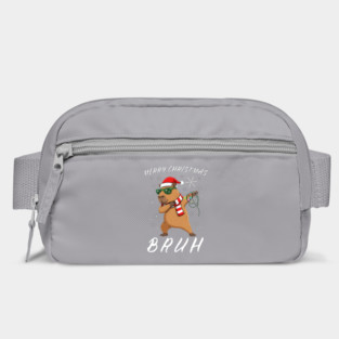 Cool Christmas Dabbing Capybara – Merry Christmas Bruh! Bag