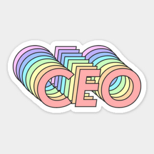 CEO Sticker