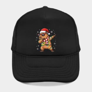 Cool Dabbing Capybara Christmas – Festive Holiday Vibes Hat