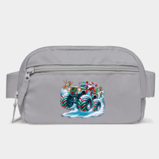 Santa's Christmas Monster Truck – Festive Adventure on Snowy Roads Bag