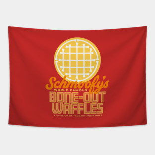 Schmoofy's Bone-Out Waffles Tapestry