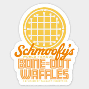 Schmoofy's Bone-Out Waffles Sticker