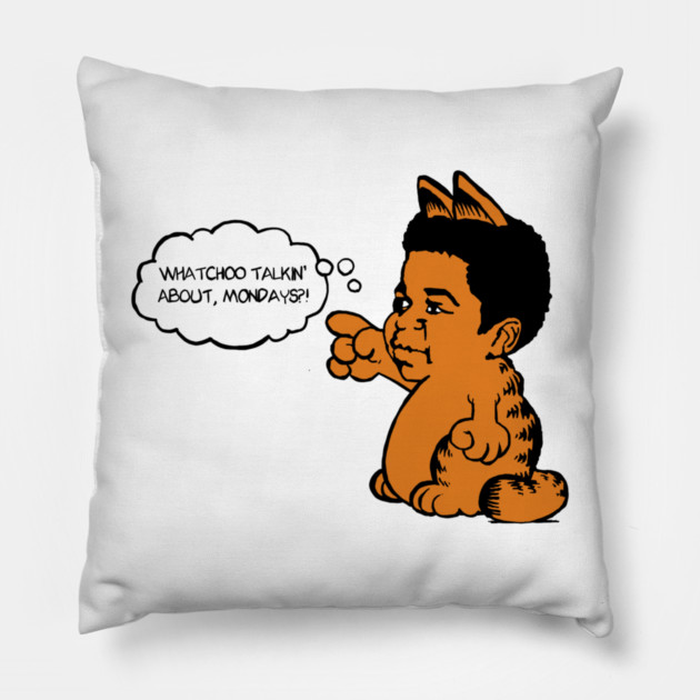 Different Monday Strokes Pillow by Low Life Shirts