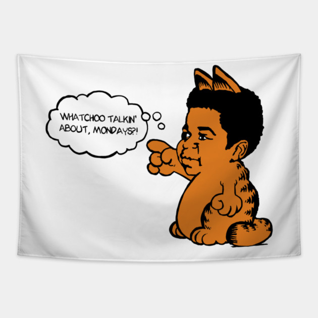 Different Monday Strokes Tapestry by Low Life Shirts