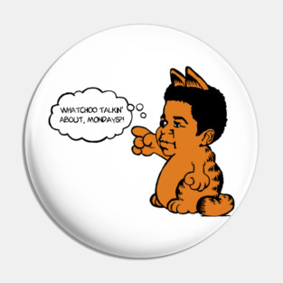 Different Monday Strokes Pin