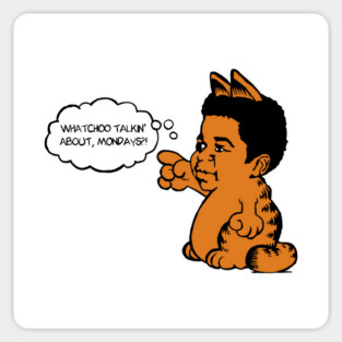 Different Monday Strokes Sticker