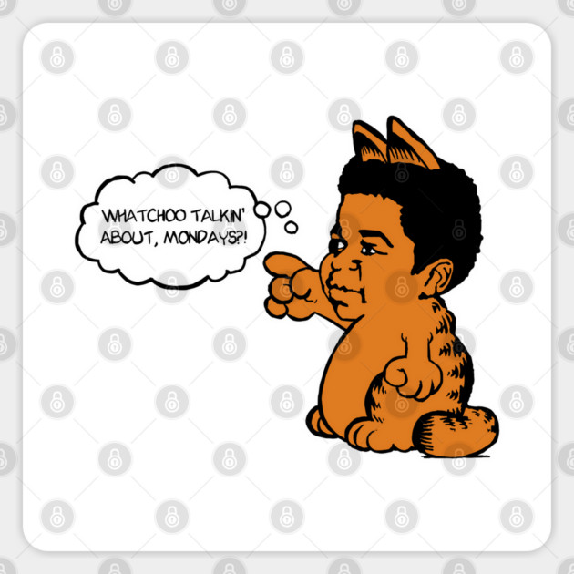 Different Monday Strokes Sticker by Low Life Shirts