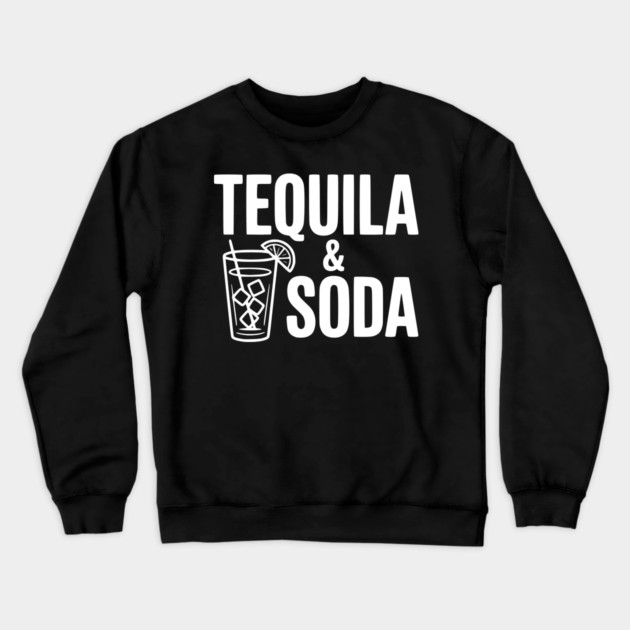 Tequila & Soda Crewneck Sweatshirt by Frank Ring