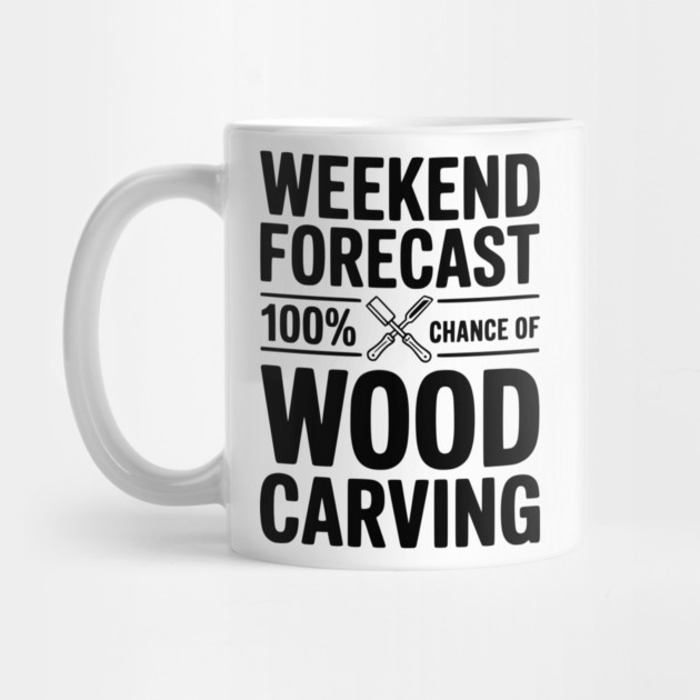 Weekend Forecast 100% Chance of Wood Carving by Frank Ring