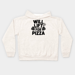 Will Lift for Pizza Kids Hoodie
