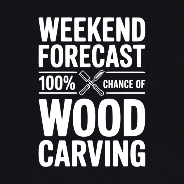 Weekend Forecast 100% Chance of Wood Carving by Frank Ring