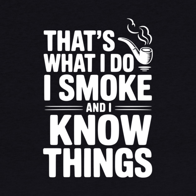 That’s What I Do I Smoke and I Know Things by Frank Ring