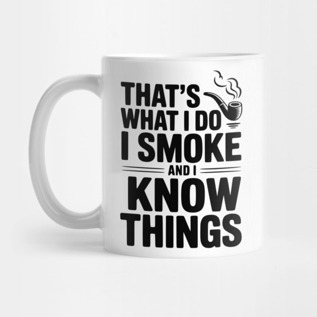 That’s What I Do I Smoke and I Know Things by Frank Ring