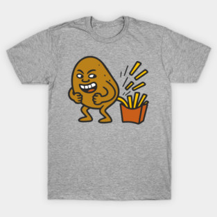 Junk Food Humor French Fries Parody T-Shirt