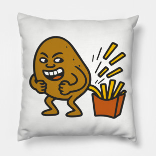 Junk Food Humor French Fries Parody Pillow