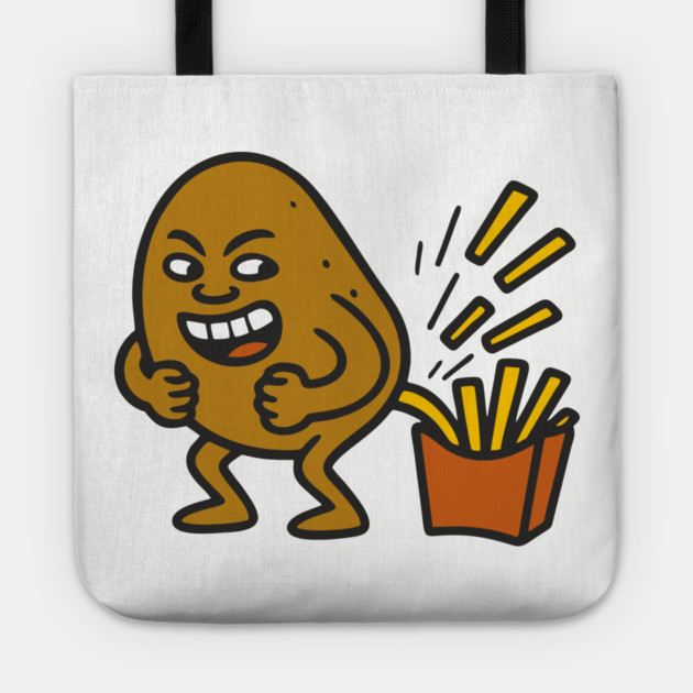 Junk Food Humor French Fries Parody Tote by Anticorporati