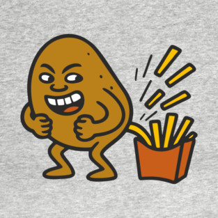 Junk Food Humor French Fries Parody T-Shirt