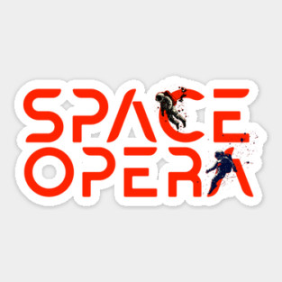 Space Opera Genre Lover Sticker