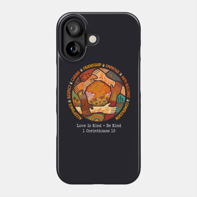 Love Is Kind • Be Kind, 1 Corinthians 13 Phone Case by Charles's Store 8