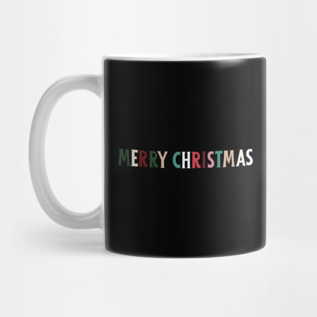 Colorful Merry Christmas Message by Creatifly Graphic Tees