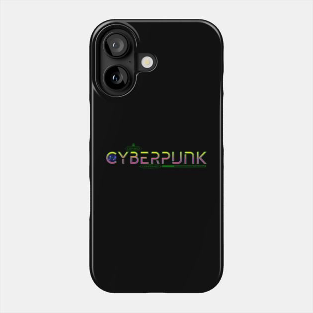 Cyberpunk Genre Lover Phone Case by H. R. Sinclair