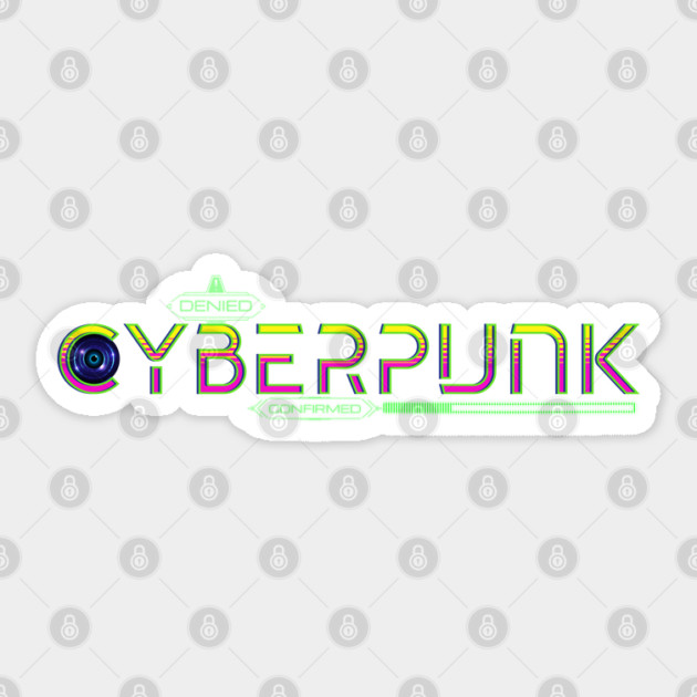 Cyberpunk Genre Lover Sticker by H. R. Sinclair