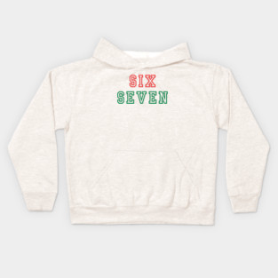 Christmas Six Seven 67 Kids Hoodie