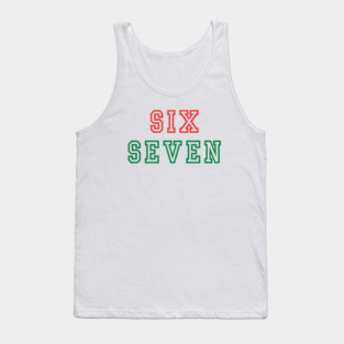 Christmas Six Seven 67 Tank Top