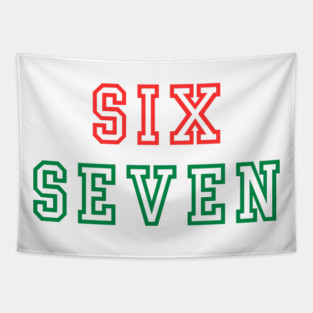 Christmas Six Seven 67 Tapestry