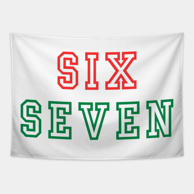 Christmas Six Seven 67 Tapestry by Creatifly Graphic Tees