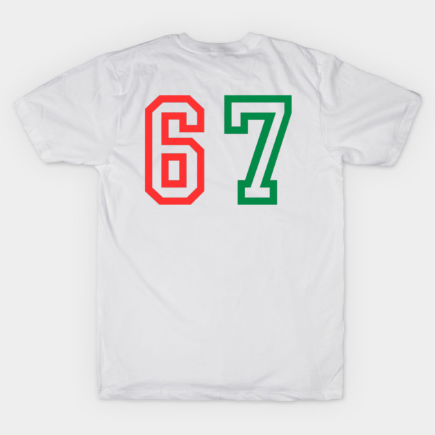 Christmas Six Seven 67 by Creatifly Graphic Tees