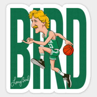 Larry Bird ------Original Retro Fan Design Magnet