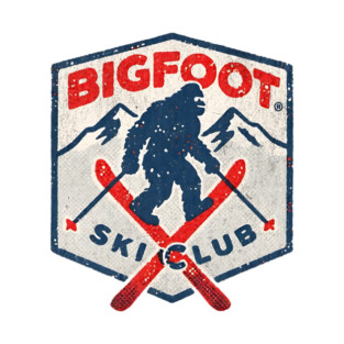 SKI CLUB BIGFOOT VITAFE RETRO LOGO T-Shirt