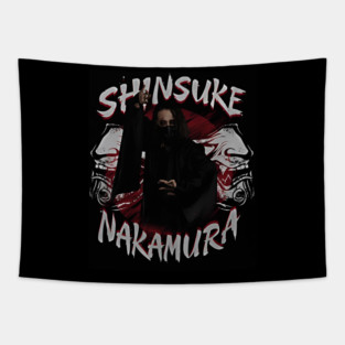 Shinsuke Nakamura Mask Tapestry