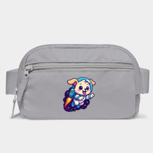 Kawaii Space Dog with Jetpack • Whimsical Astronaut Puppy Design Bag