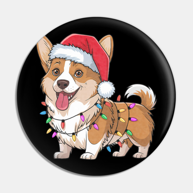 Cardigan Welsh Corgi Christmas Lights Xmas Dogs Pin by yangho