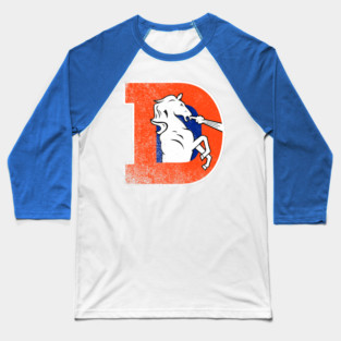 Retro Vintage Denver Football Throwback Baseball T-Shirt