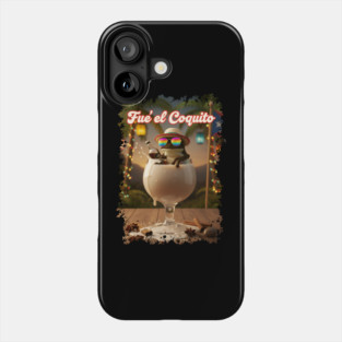 Fué el Coquito Funny Puerto Rican Christmas Coquí Frog Boricua Phone Case