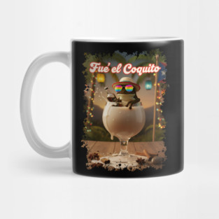 Fué el Coquito Funny Puerto Rican Christmas Coquí Frog Boricua Mug