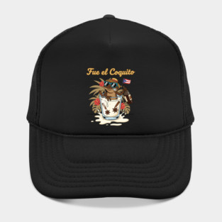 Fue el Coquito Funny Puerto Rican Coquí Holiday Christmas Drink Humor Hat